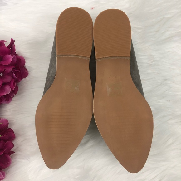 FINAL💕 Last Size 6 Marbled Grey Open Shank Flats - Picture 7 of 8